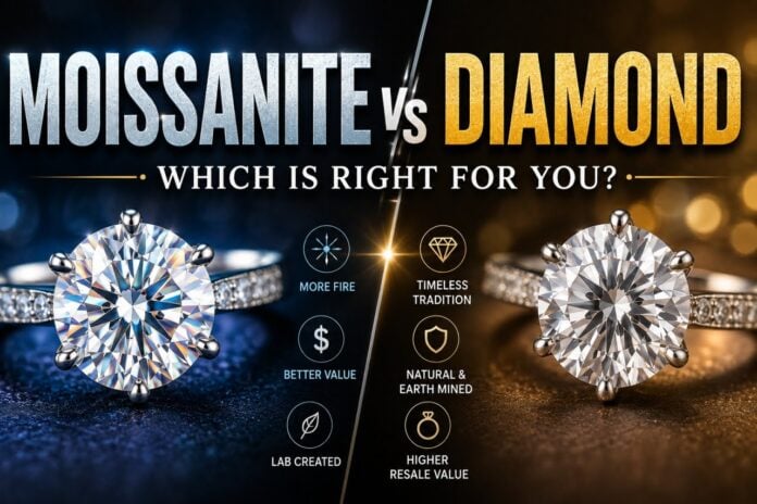 Moissanite vs Diamond: Which Is Right for You?